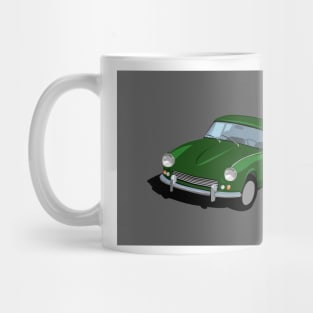 Triumph GT6 Mk1 Graphic Poster -British Racing Green Mug